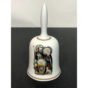 Vintage Christmas Dinner Bell, The Nativity, Hummel Limited Edition 1973